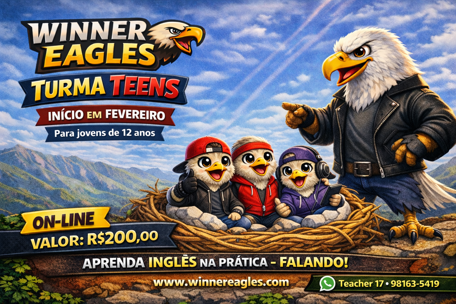 Winner Eagles Kids — Banner