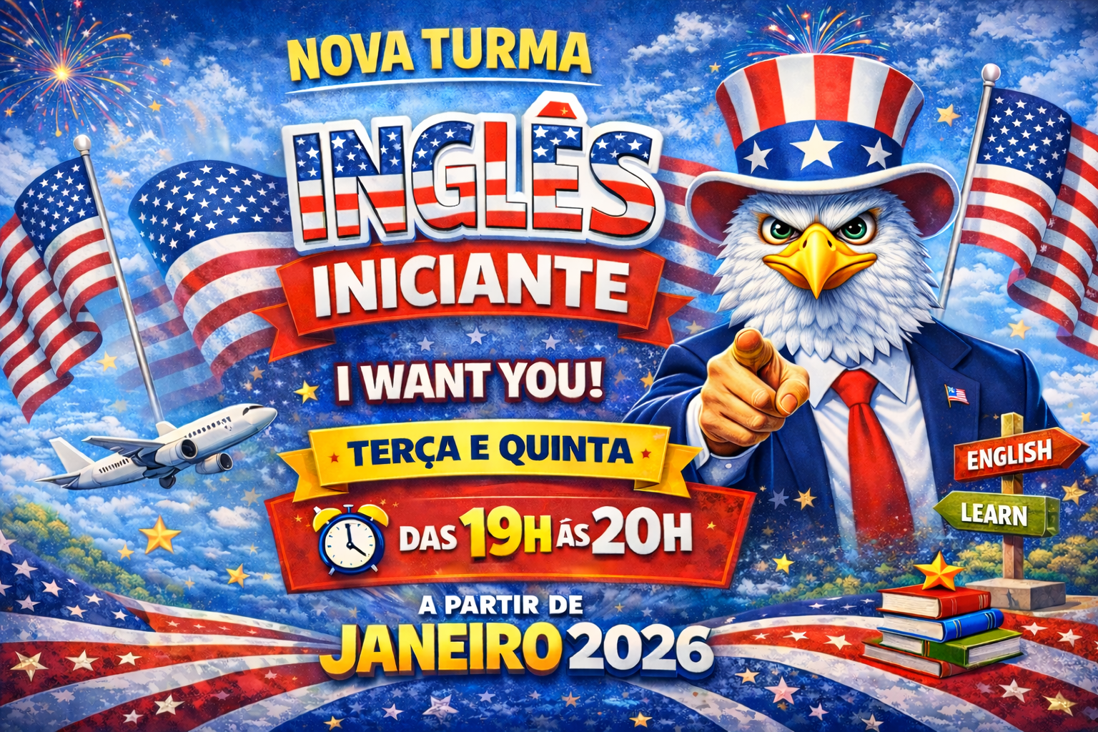 Nova turma Winner Eagles — Banner 3